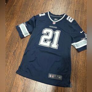NFL Men’s Navy and White Elliott Cowboys Jersey